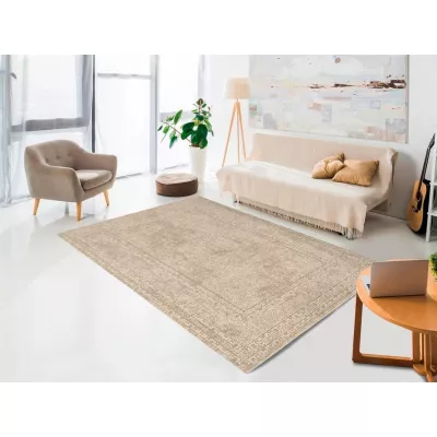 Gemusterter Stückteppich 160x230 cm DALAN - creme