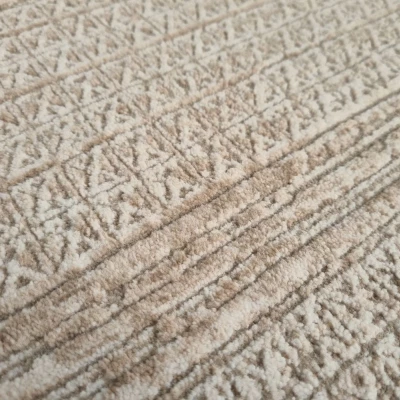 Rechteckiger Teppich 120x165 cm DALAN - creme