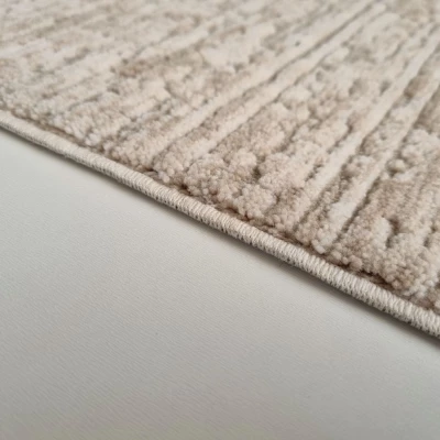 Rechteckiger Teppich 120x165 cm DALAN - creme