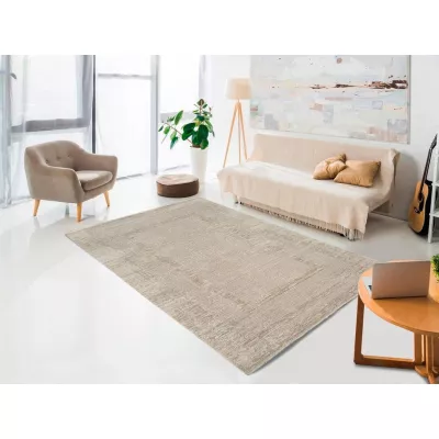 Rechteckiger Teppich 120x165 cm DALAN - creme