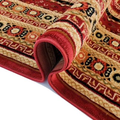 Orientalischer Stückteppich 160x220 cm ASTOR - rot / beige