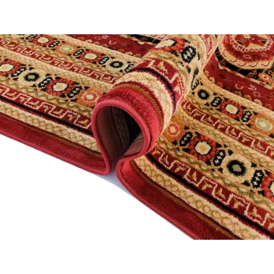 Orientalischer Stückteppich 160x220 cm ASTOR - rot / beige