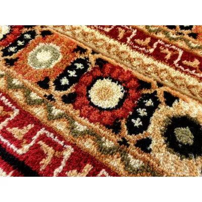 Orientalischer Stückteppich 140x190 cm ASTOR - rot / beige