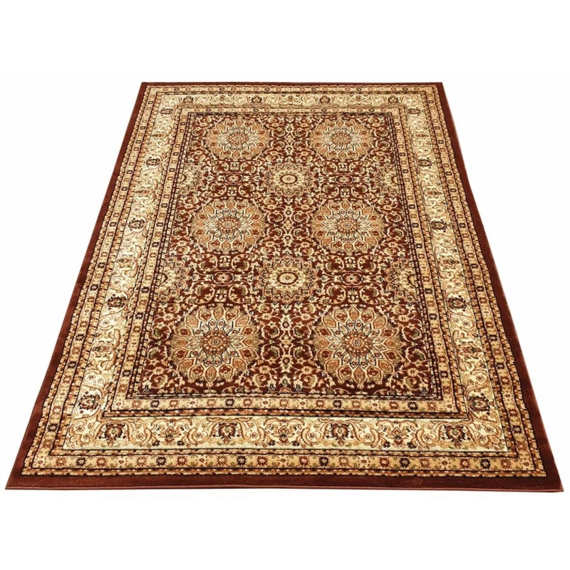 Rechteckiger Teppich 140x190 cm ASTOR - braun