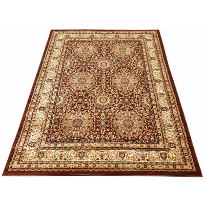 Rechteckiger Teppich 140x190 cm ASTOR - braun
