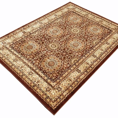 Rechteckiger Teppich 140x190 cm ASTOR - braun