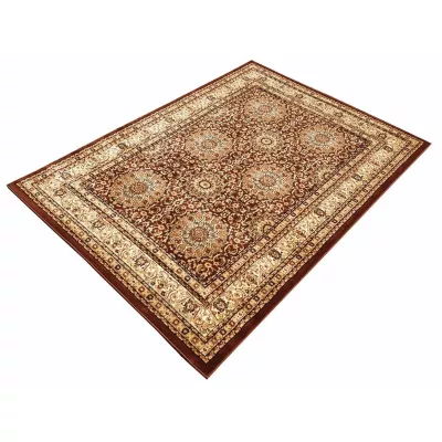 Rechteckiger Teppich 140x190 cm ASTOR - braun