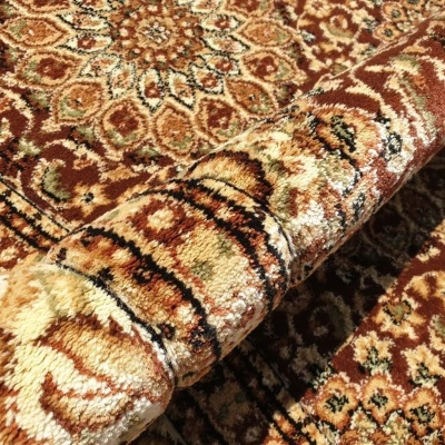 Rechteckiger Teppich 140x190 cm ASTOR - braun