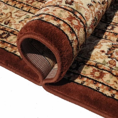 Rechteckiger Teppich 140x190 cm ASTOR - braun