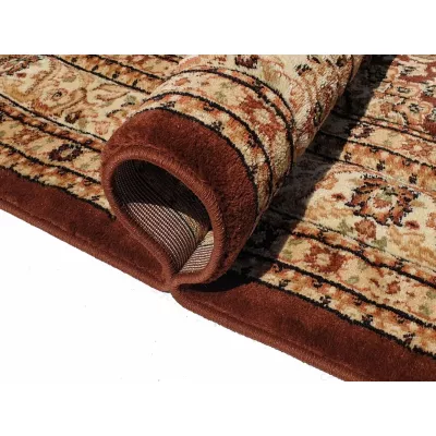 Rechteckiger Teppich 140x190 cm ASTOR - braun