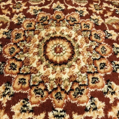 Rechteckiger Teppich 140x190 cm ASTOR - braun
