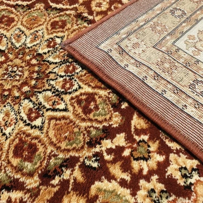 Rechteckiger Teppich 140x190 cm ASTOR - braun