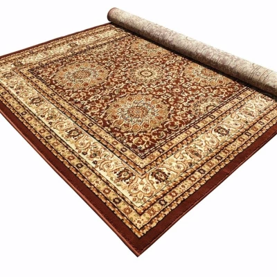 Rechteckiger Teppich 140x190 cm ASTOR - braun