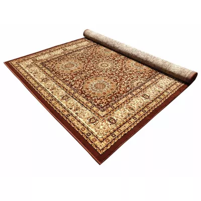 Rechteckiger Teppich 140x190 cm ASTOR - braun