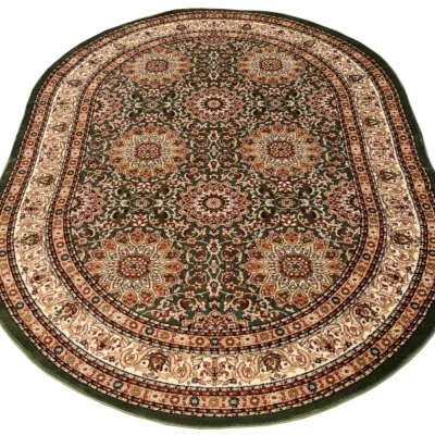 Teppich 60x100 cm LUCHO oval - grün