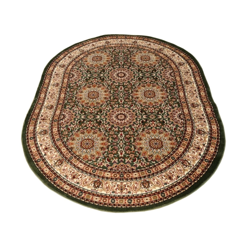 Teppich 60x100 cm LUCHO oval - grün