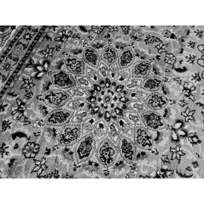 Teppich 160x220 cm LUCHO oval - grau