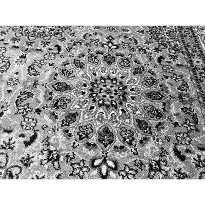 Teppich 200x300 cm LUCHO oval - grau