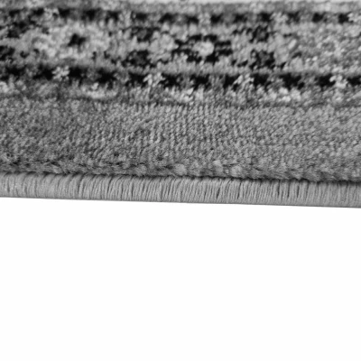 Teppich 200x300 cm LUCHO oval - grau