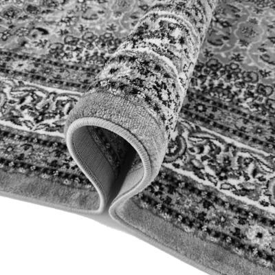 Teppich 200x300 cm LUCHO oval - grau