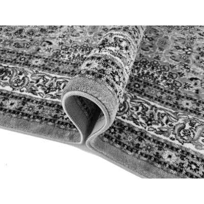 Teppich 200x300 cm LUCHO oval - grau