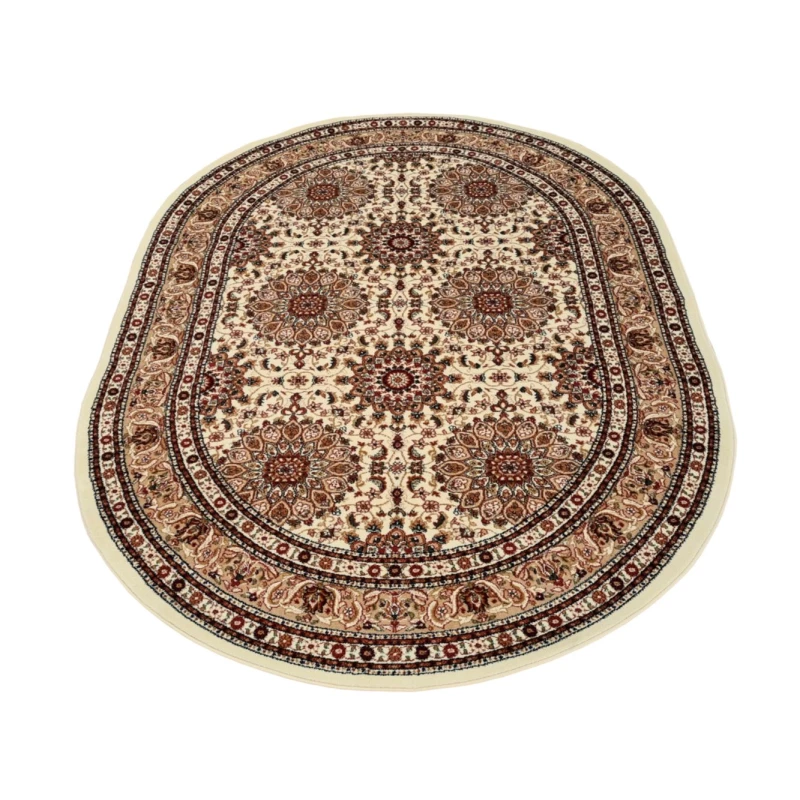 Teppich 60x100 cm LUCHO oval - creme