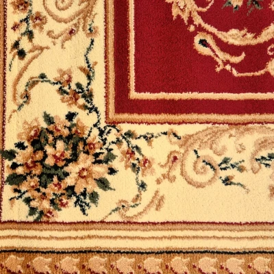 Rechteckiger Teppich 70x140 cm LUCHO - rot