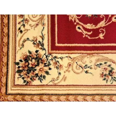 Rechteckiger Teppich 70x140 cm LUCHO - rot