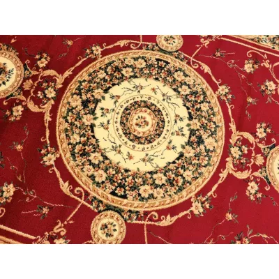 Rechteckiger Teppich 70x140 cm LUCHO - rot