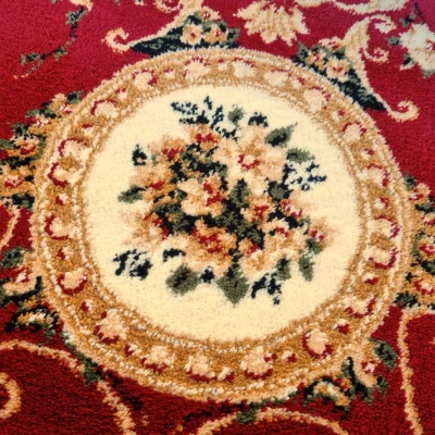Rechteckiger Teppich 70x140 cm LUCHO - rot