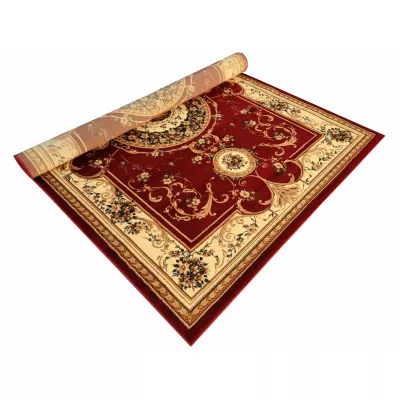 Rechteckiger Teppich 70x140 cm LUCHO - rot