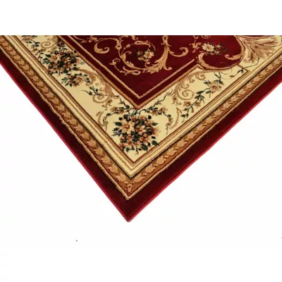 Rechteckiger Teppich 70x140 cm LUCHO - rot