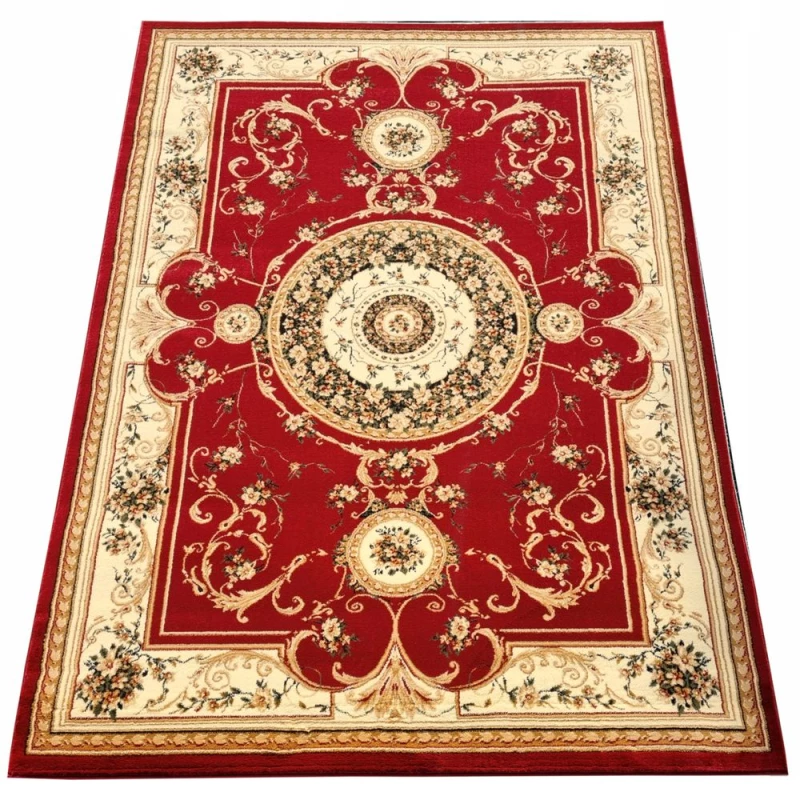 Rechteckiger Teppich 70x140 cm LUCHO - rot