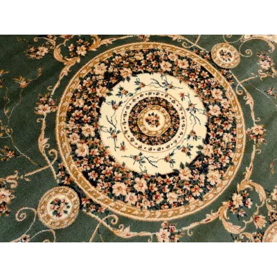 Rechteckiger Teppich 70x140 cm LUCHO - grün