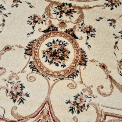 Rechteckiger Teppich 160x220 cm LUCHO - creme