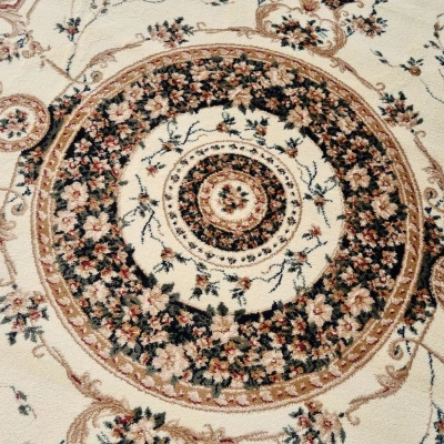 Rechteckiger Teppich 160x220 cm LUCHO - creme