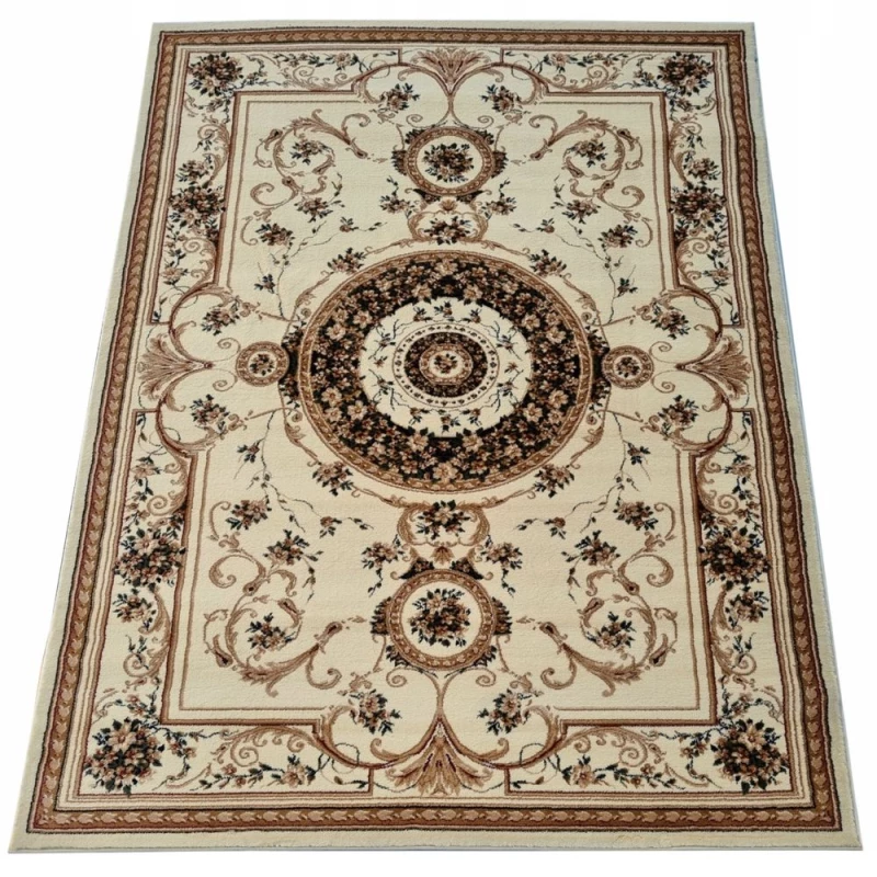 Rechteckiger Teppich 160x220 cm LUCHO - creme
