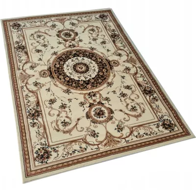 Rechteckiger Teppich 160x220 cm LUCHO - creme