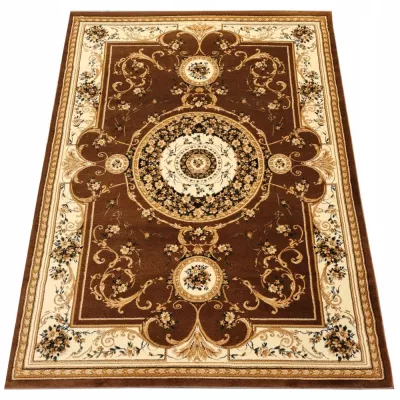 Rechteckiger Teppich 160x220 cm LUCHO - braun