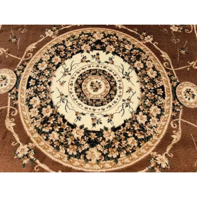 Rechteckiger Teppich 160x220 cm LUCHO - braun