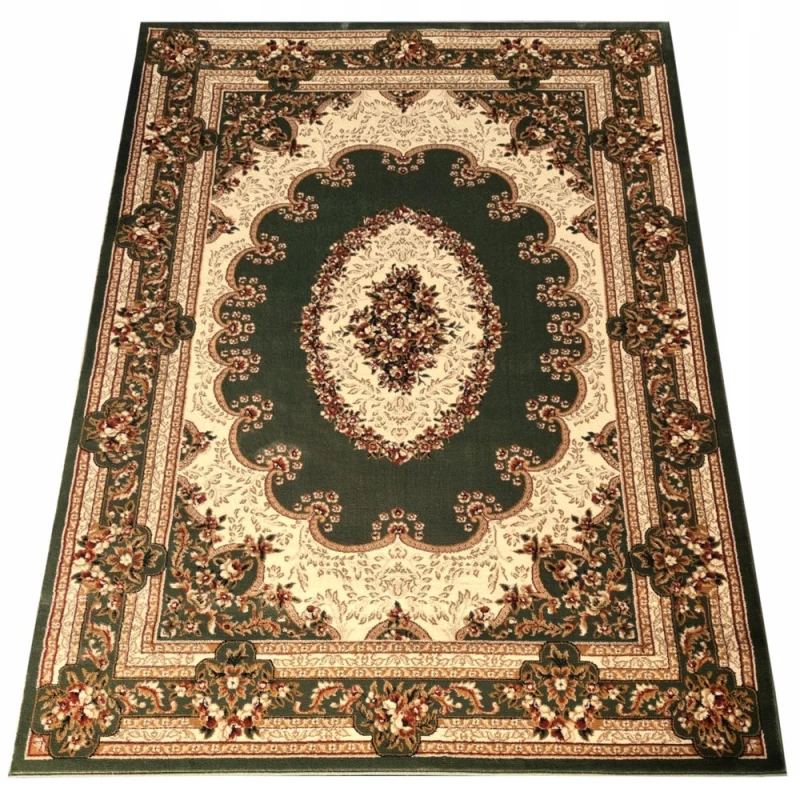 Klassischer Stückteppich 160x220 cm LUCHO - grün