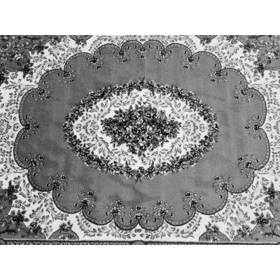 Klassischer Teppich 250x350 cm LUCHO - grau
