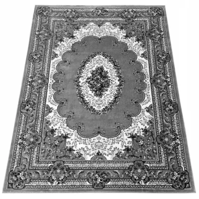 Klassischer Teppich 250x350 cm LUCHO - grau