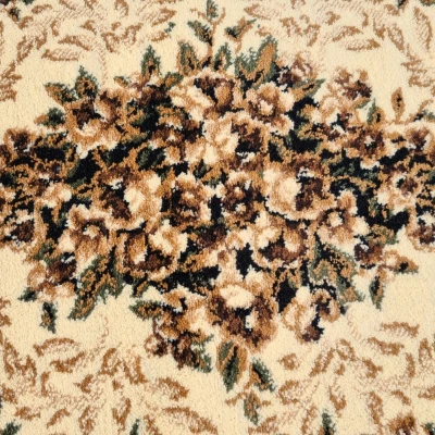 Klassischer Stückteppich 140x190 cm LUCHO - braun