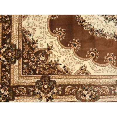 Klassischer Stückteppich 140x190 cm LUCHO - braun