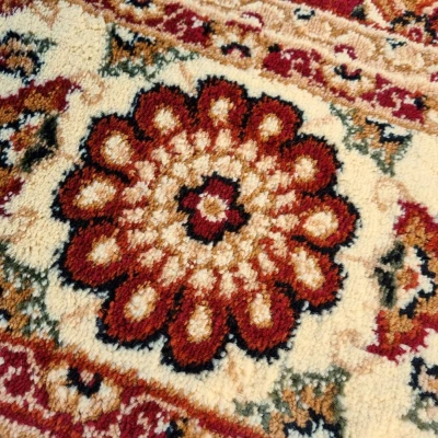 Gemusterter Stückteppich 200x300 cm LUCHO - rot