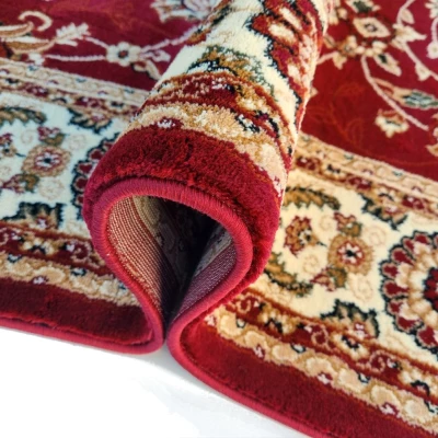 Gemusterter Stückteppich 160x220 cm LUCHO - rot