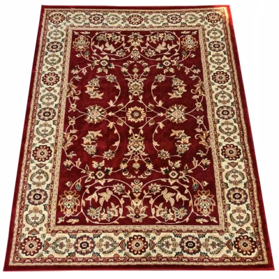 Gemusterter Stückteppich 160x220 cm LUCHO - rot