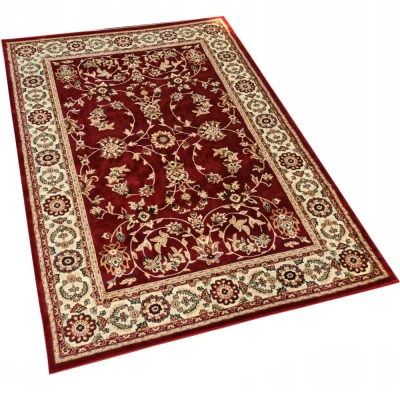 Gemusterter Stückteppich 160x220 cm LUCHO - rot
