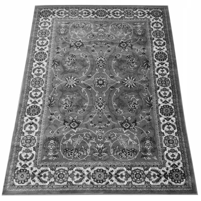 Gemusterter Stückteppich 200x300 cm LUCHO - grau